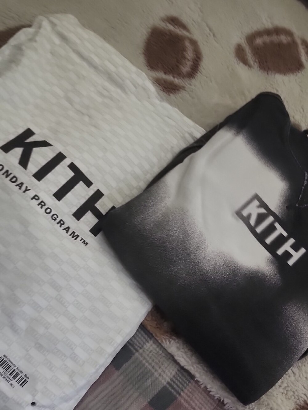Kith Black and White Commuter Hoodie